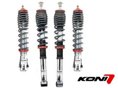 Kit suspension regulable roscada KONI Audi A3 8L Año 09.96-03 Bajada delantera 40-70 Trasera 30-60 36525-1